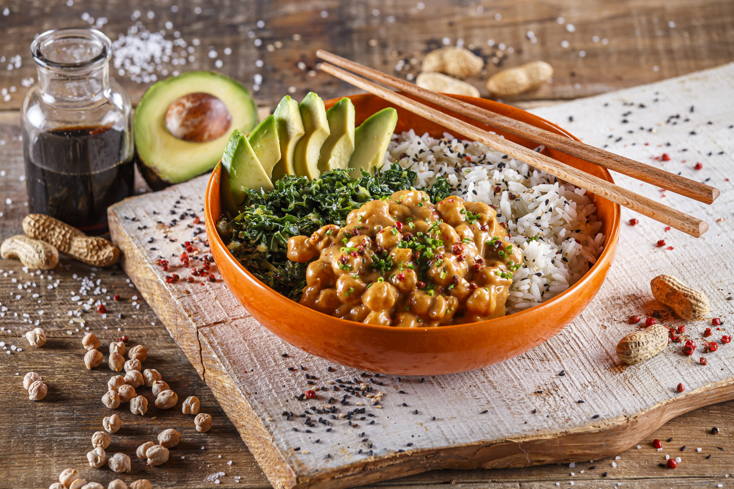Bowl de arroz e grão @Teleculinária