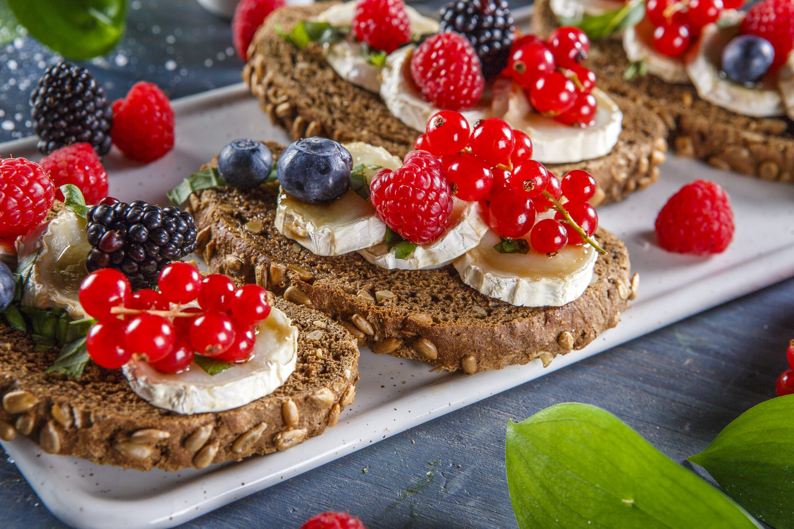 Bruschettas de queijo de cabra @TeleCulinária