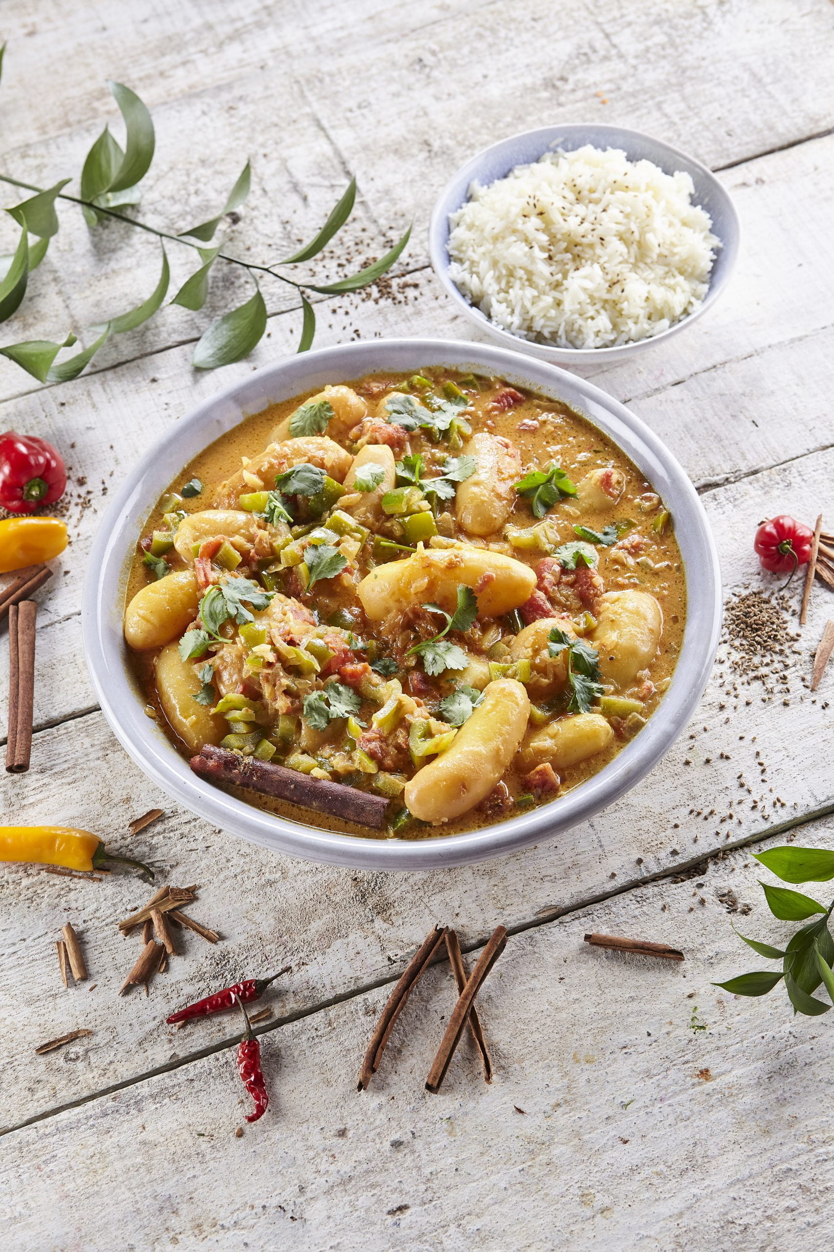 Caril picante de batata