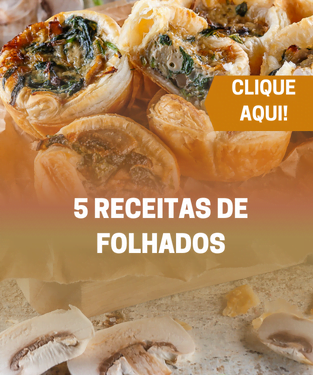 5 receitas de folhados