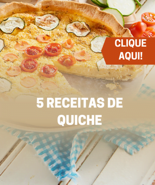 5 receitas de quiche
