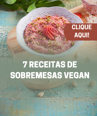 7 receitas de sobremesas vegan