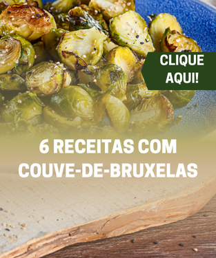6 receitas com couve-de-bruxelas