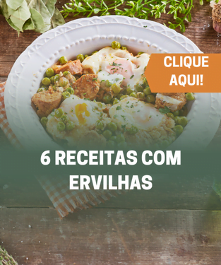 5 receitas com ervilhas
