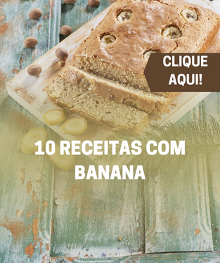 10 receitas com banana