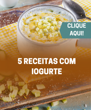 5 receitas com iogurte