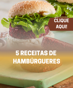 5 receitas de hambúrgueres 