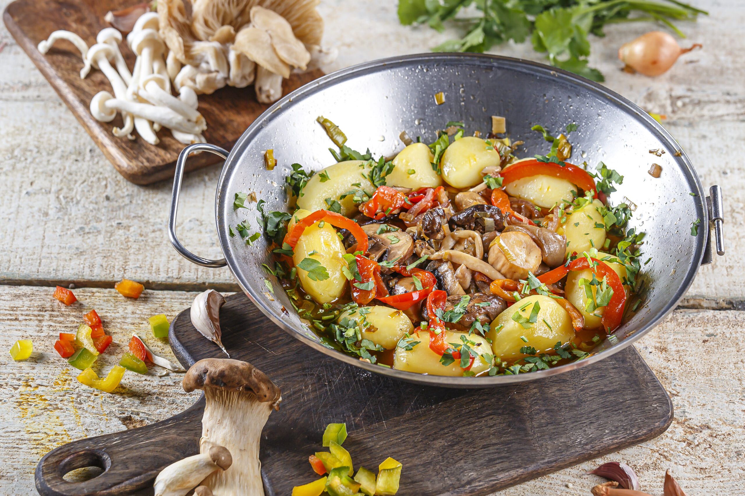 Cataplana de cogumelos silvestres @Teleculinária