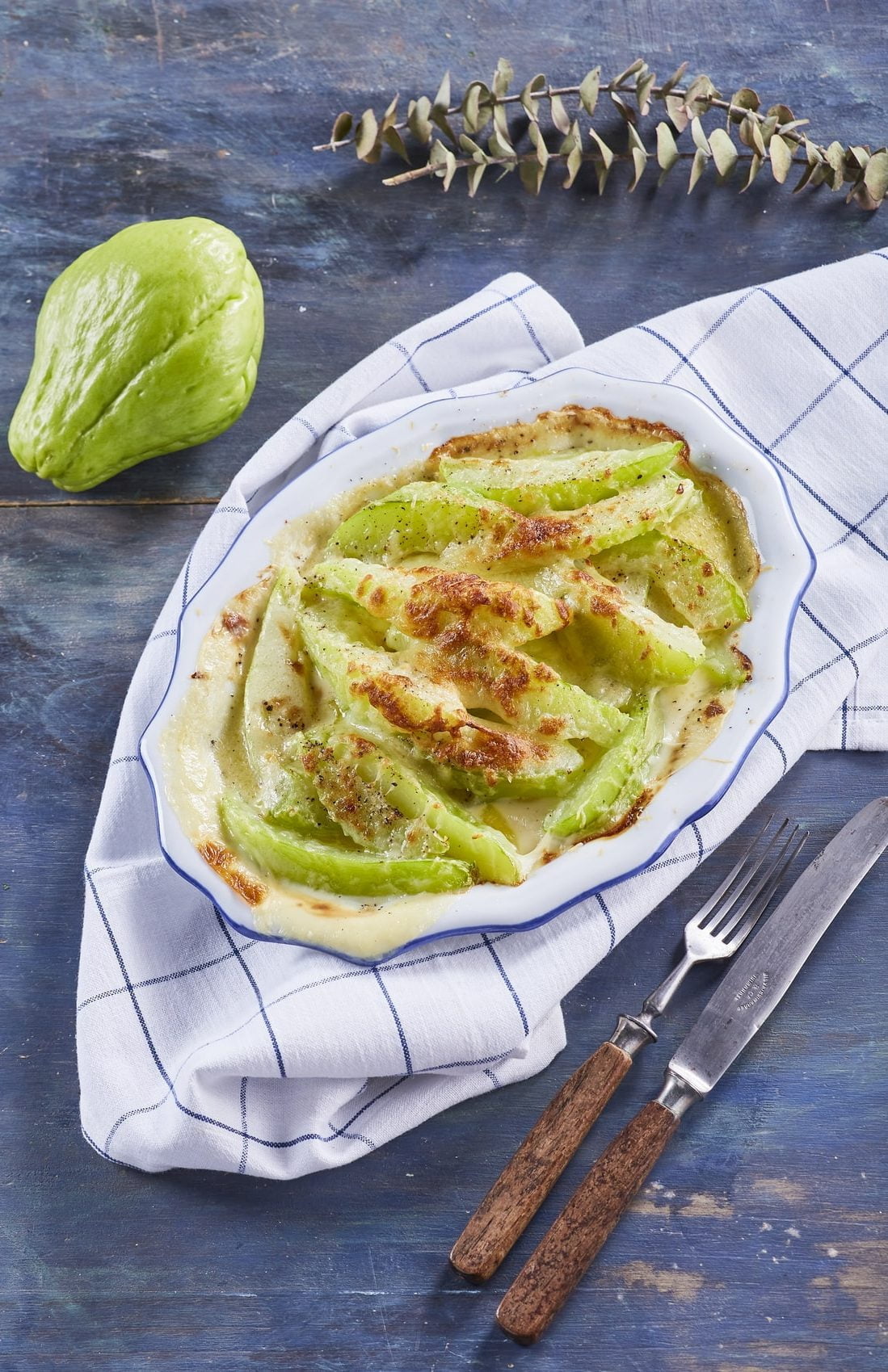 Chuchus gratinados