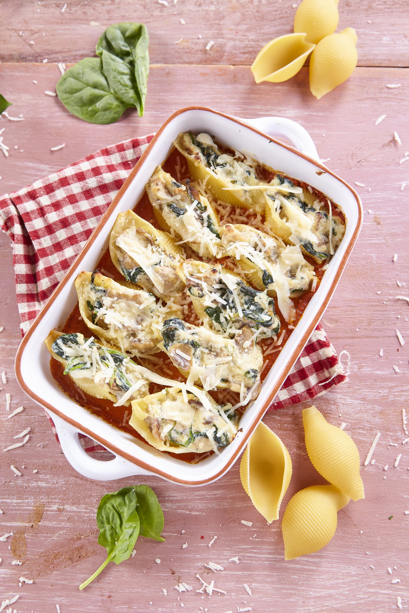 Conchas gratinadas