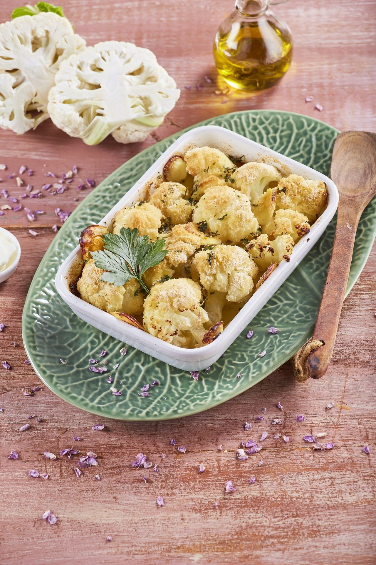 Couve-flor gratinada