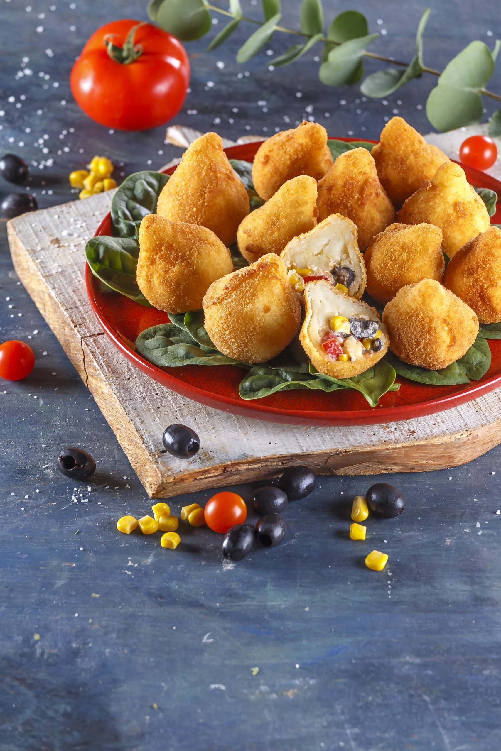 Coxinhas de mandioca