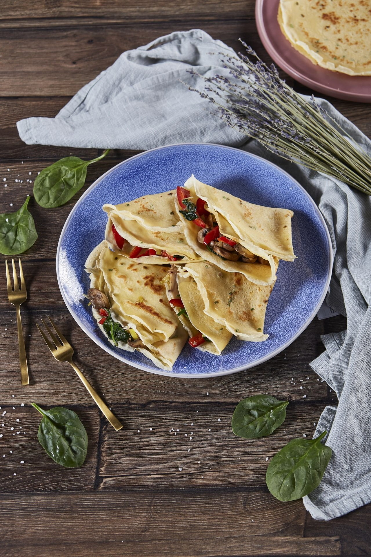 Crepes de legumes