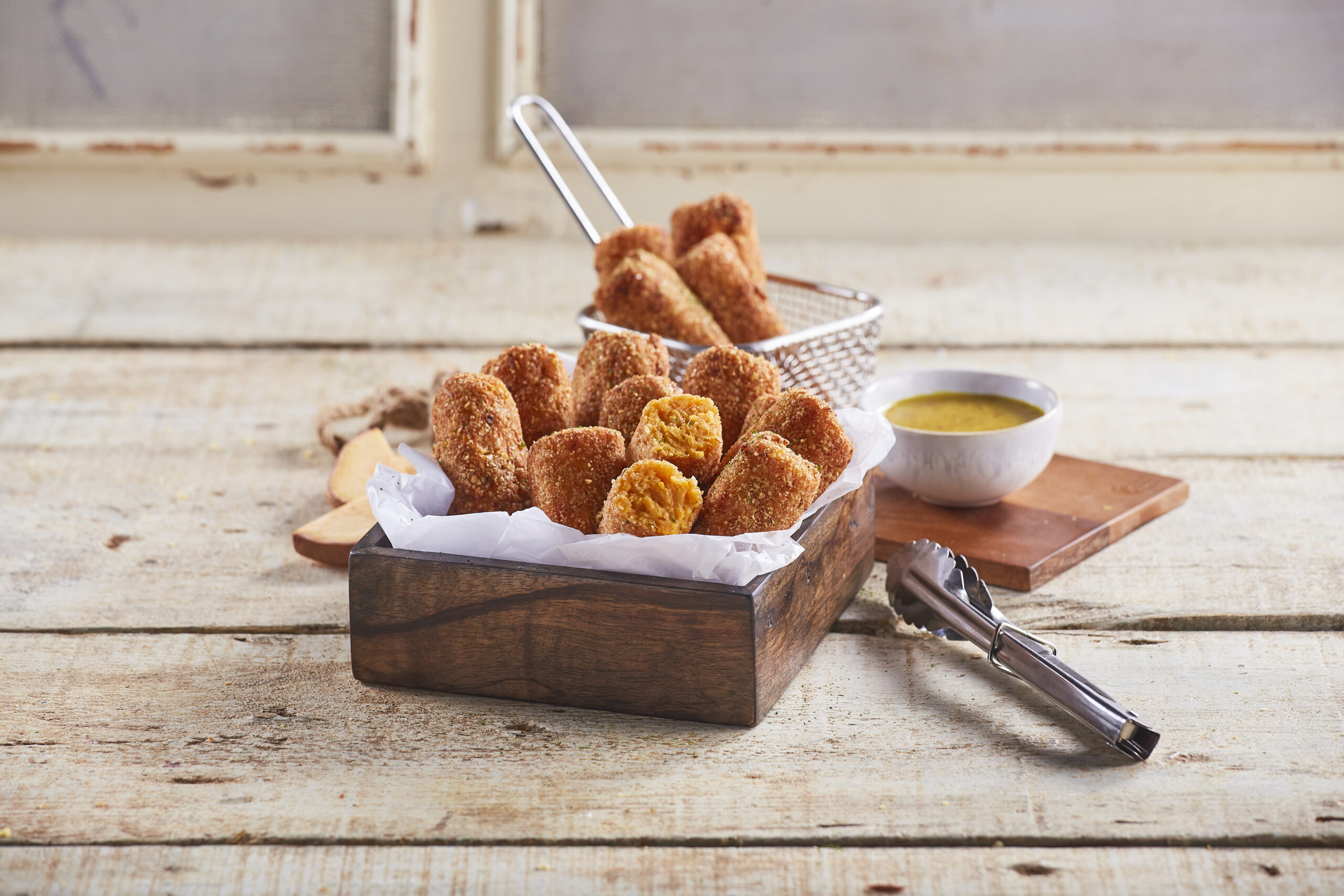 Croquetes de batata-doce
