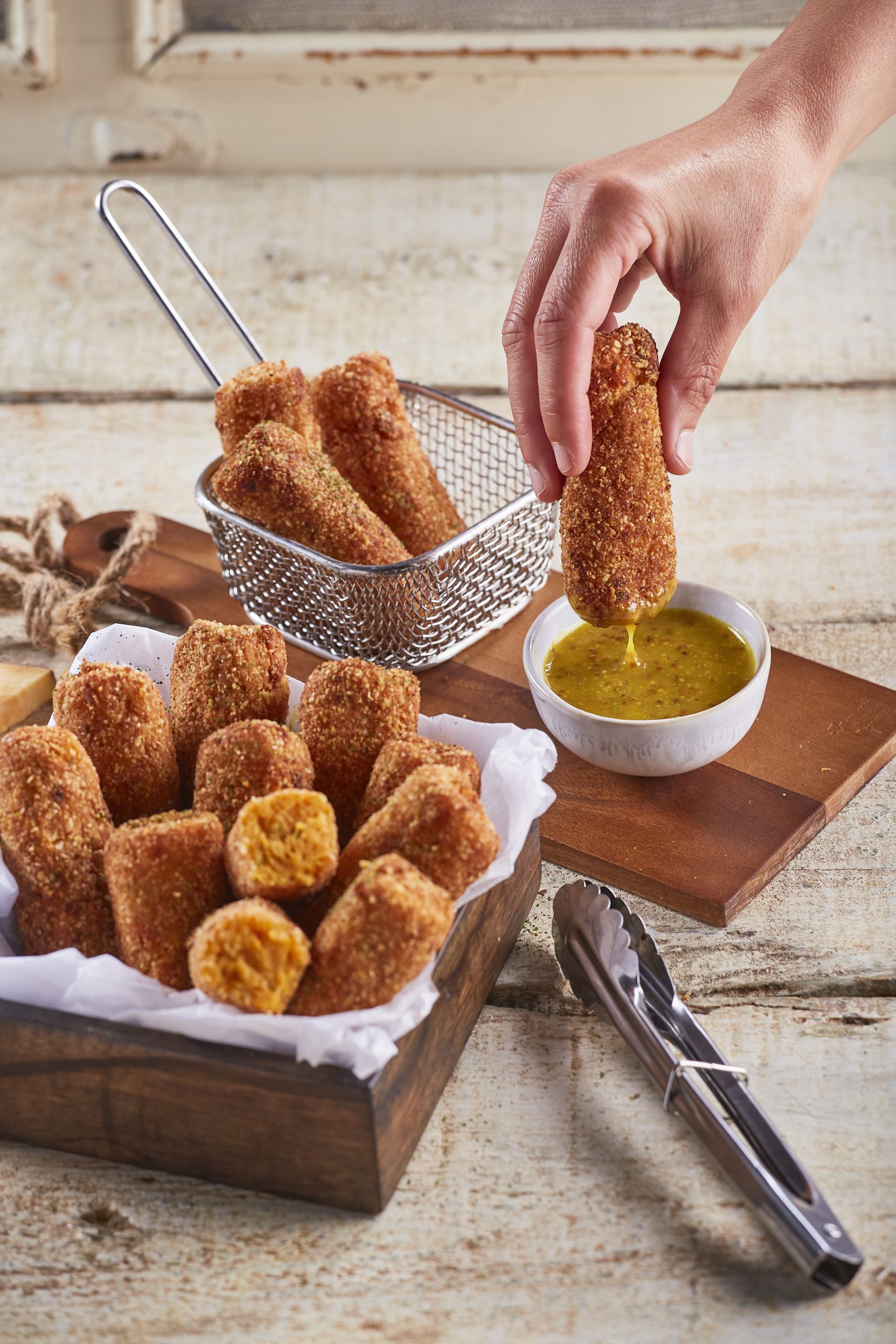 Croquetes de batata-doce