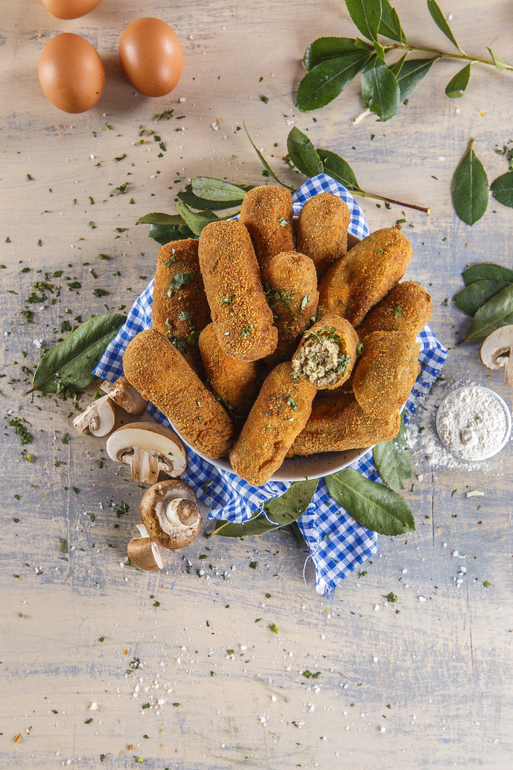 Croquetes de cogumelos