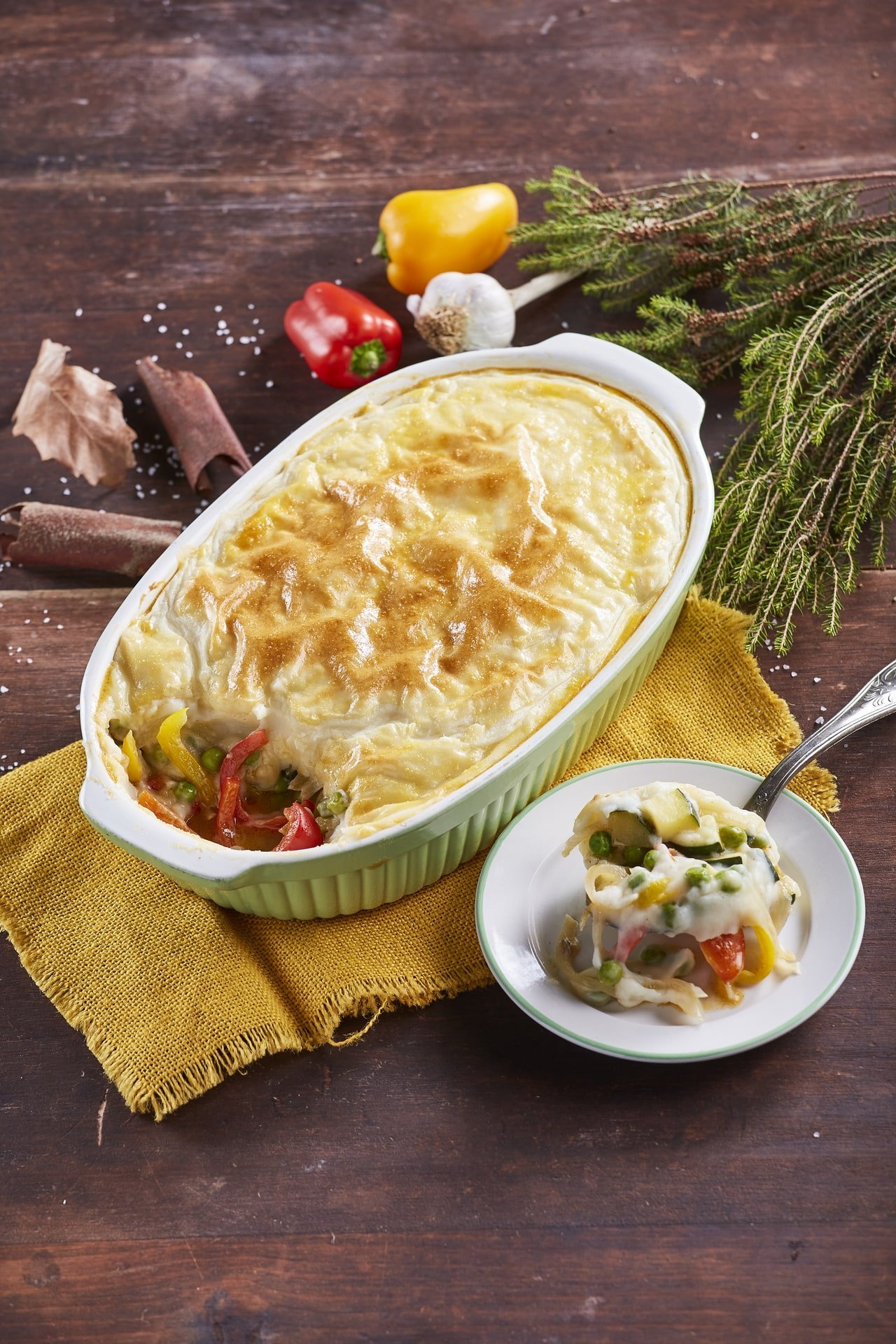 Empadão de legumes