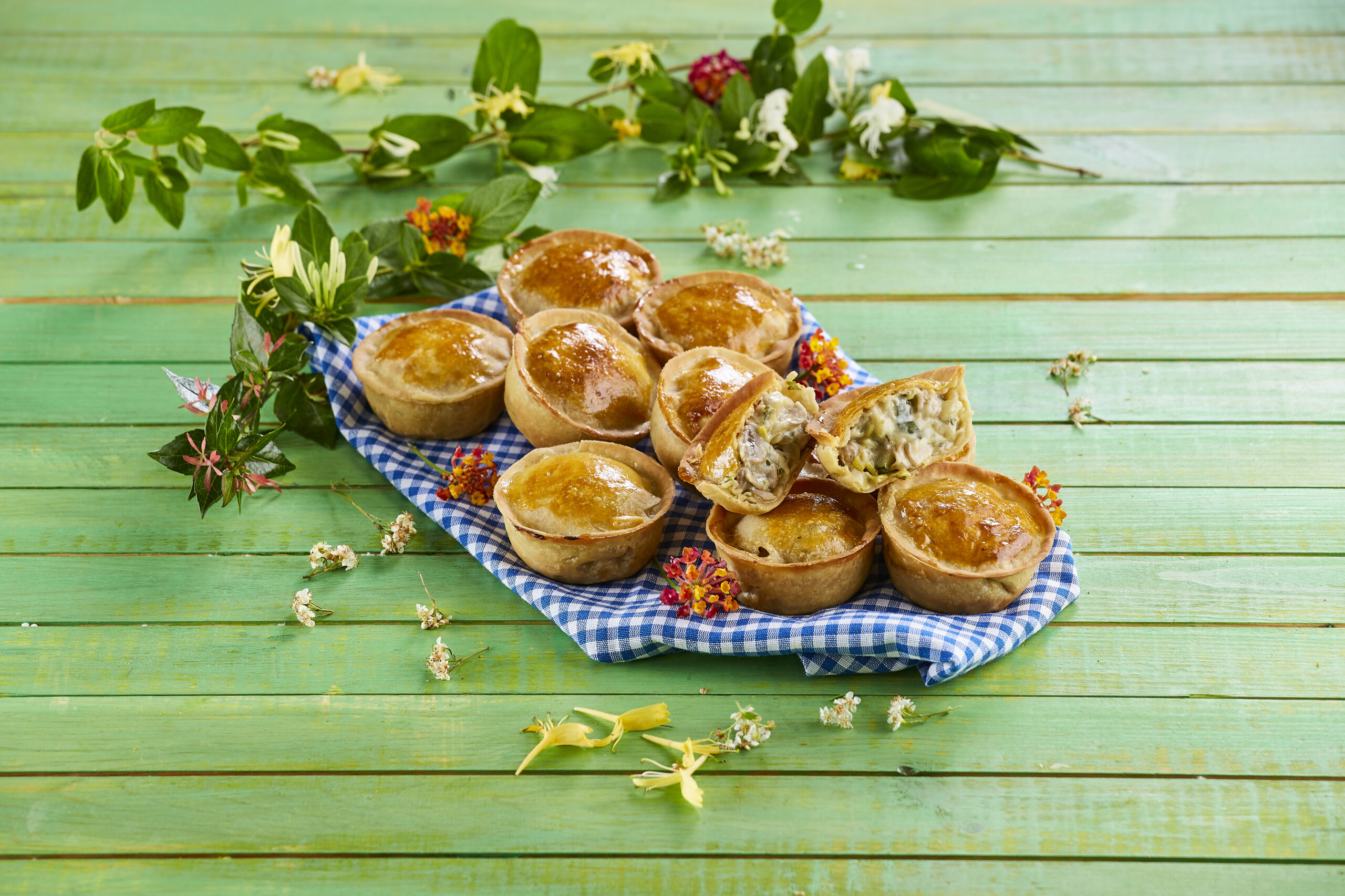 Empadas de cogumelos @Teleculinária