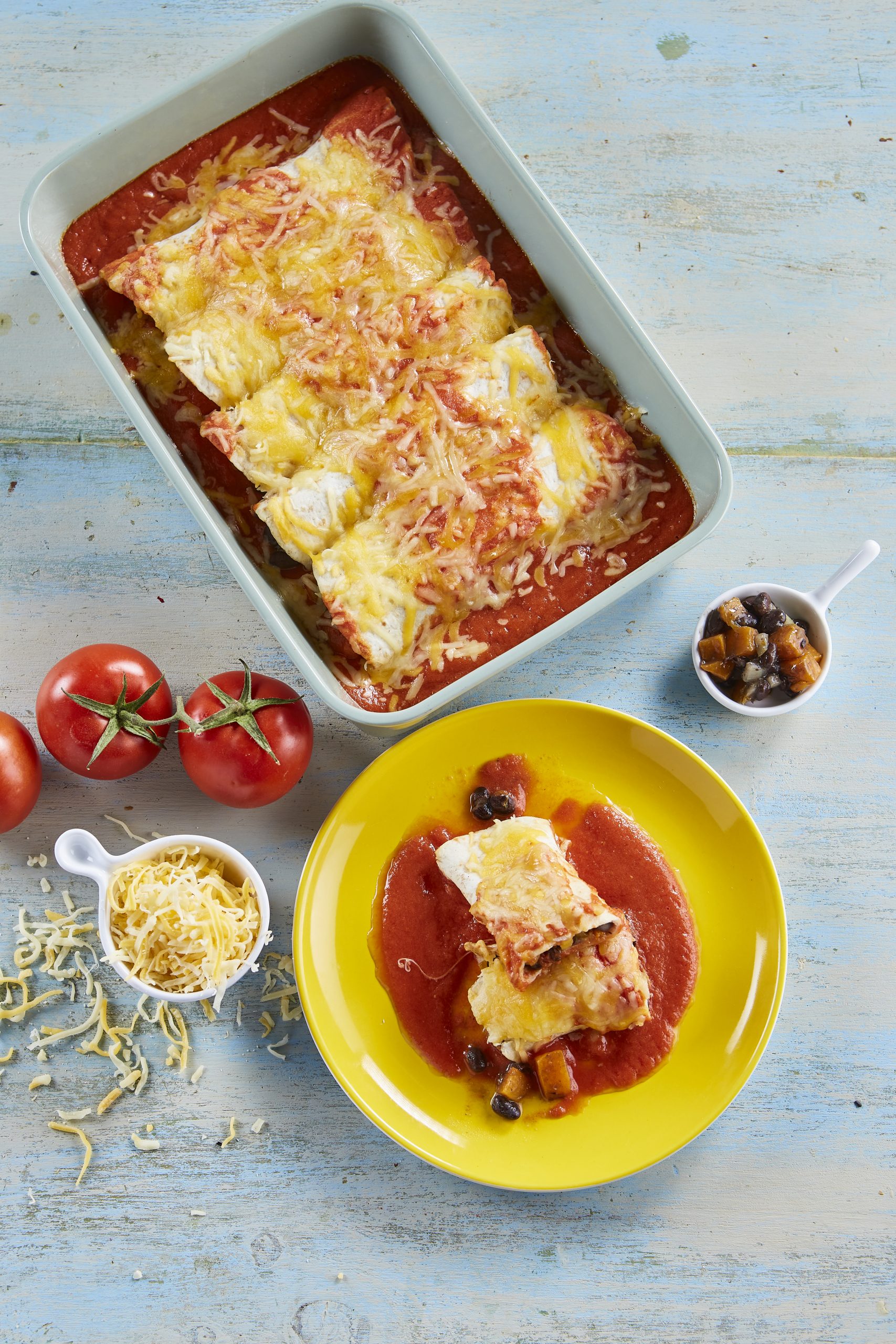 Enchiladas de abóbora