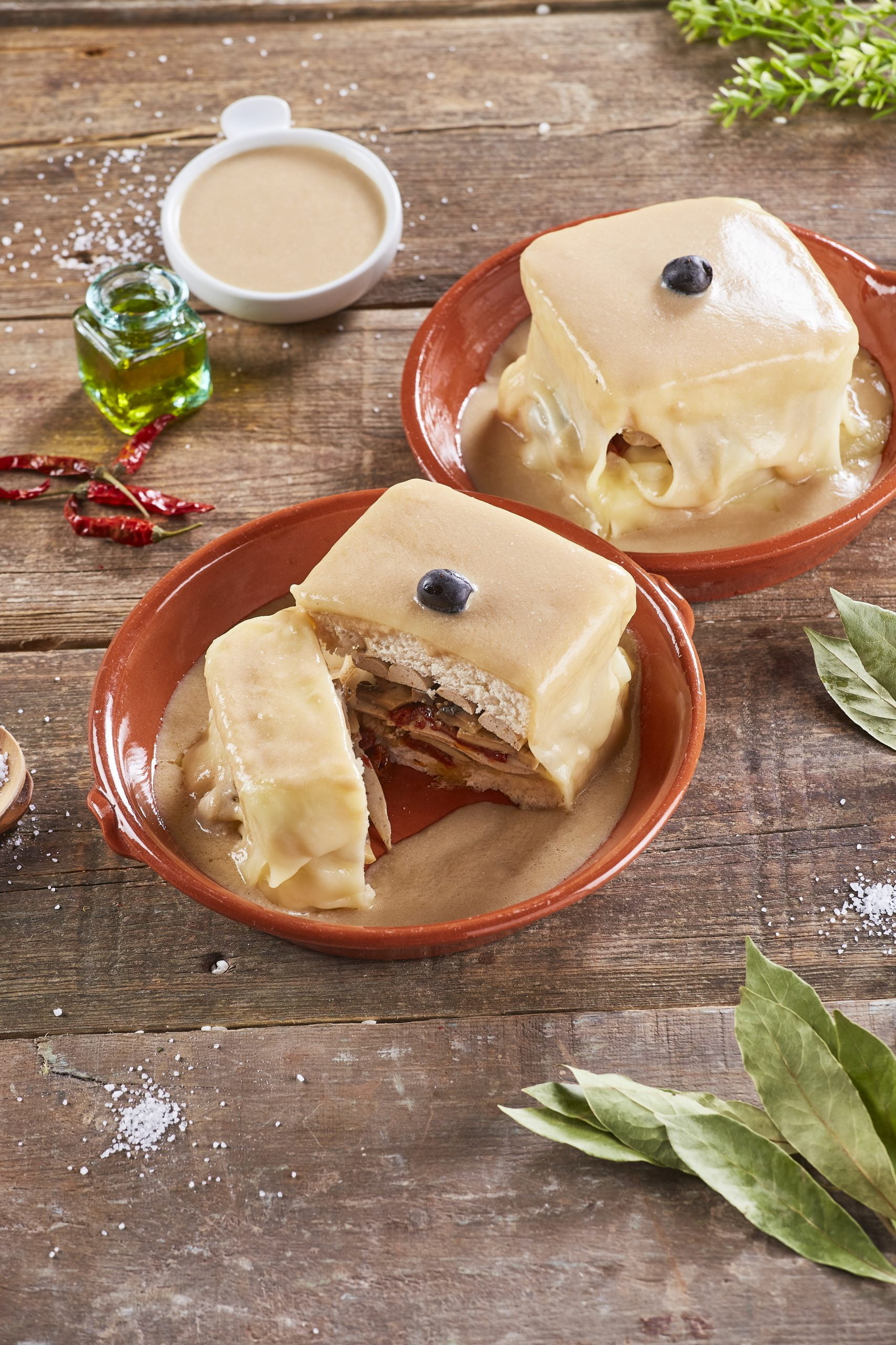 Francesinha com tomate seco