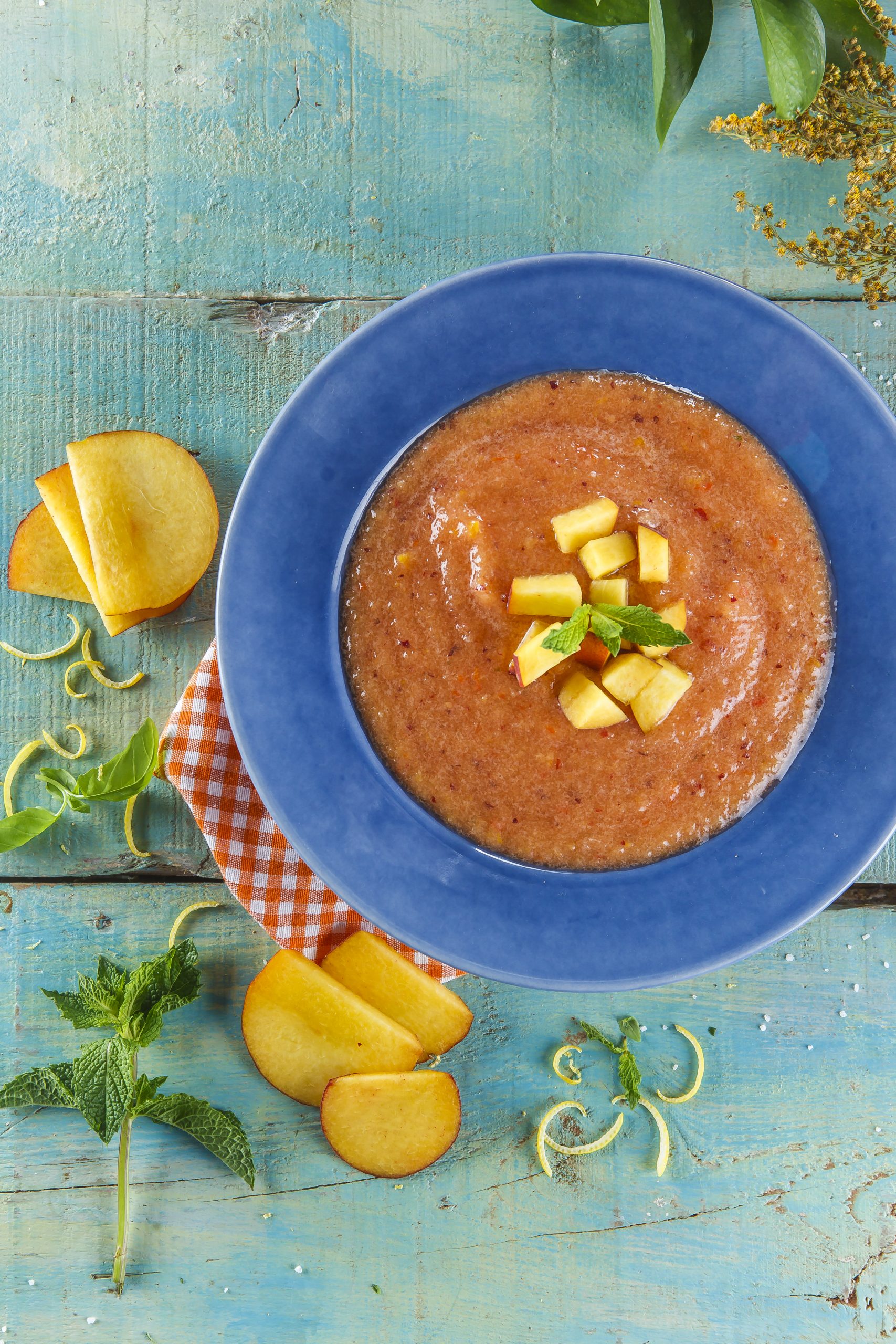 Gaspacho de pêssego