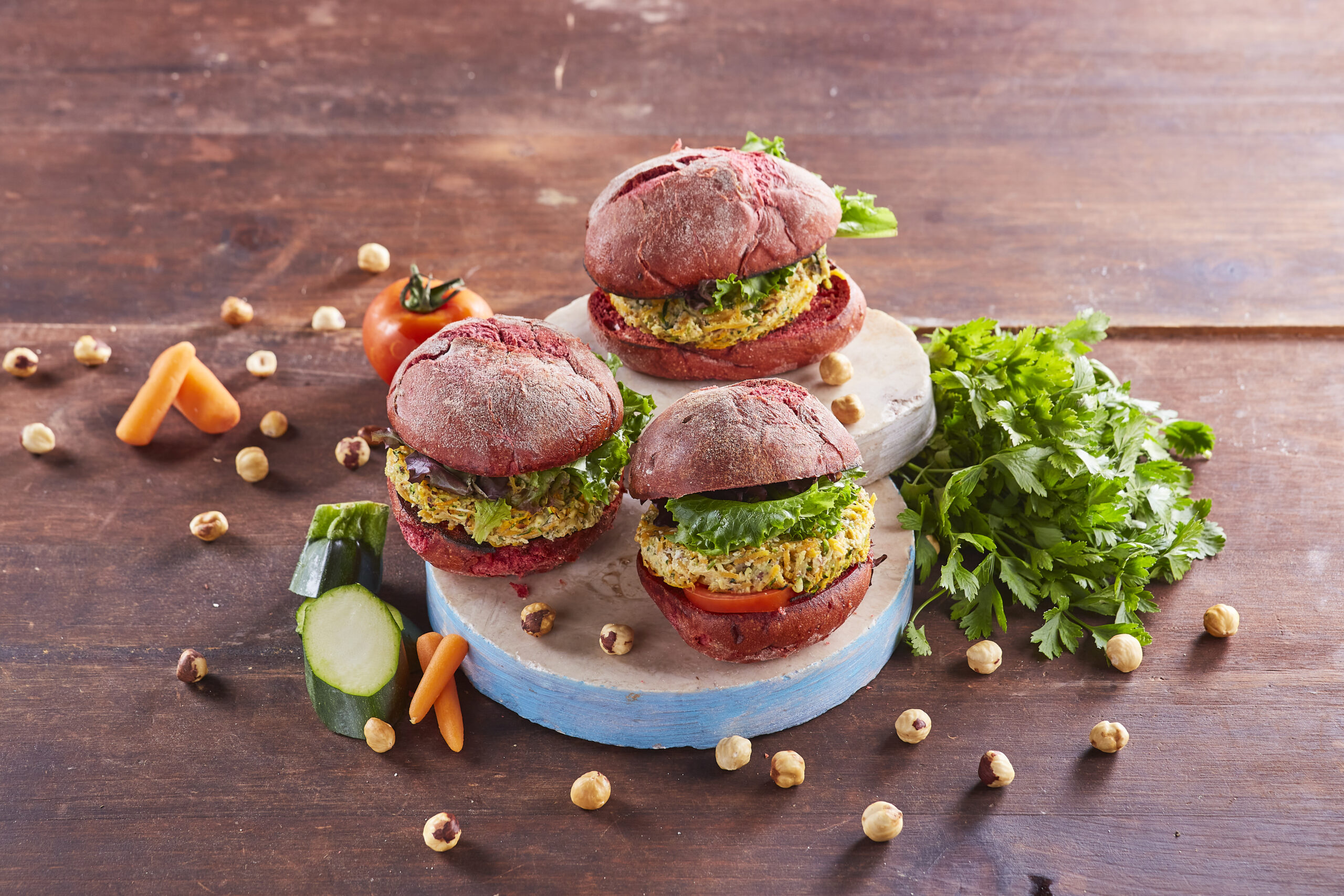 Hambúrgueres de avelã @TeleCulinária