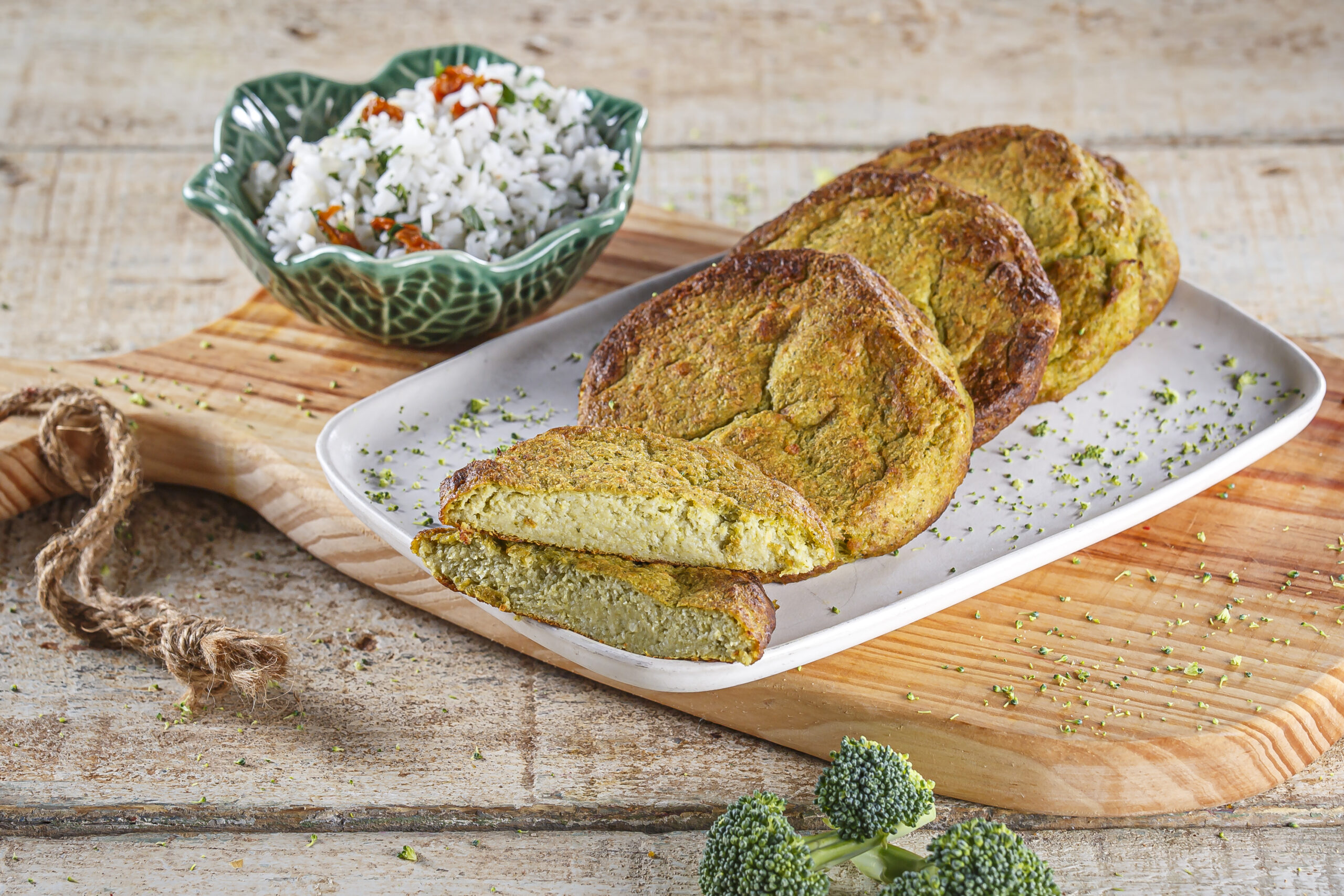 Hambúrguer de brócolos @Teleculinária