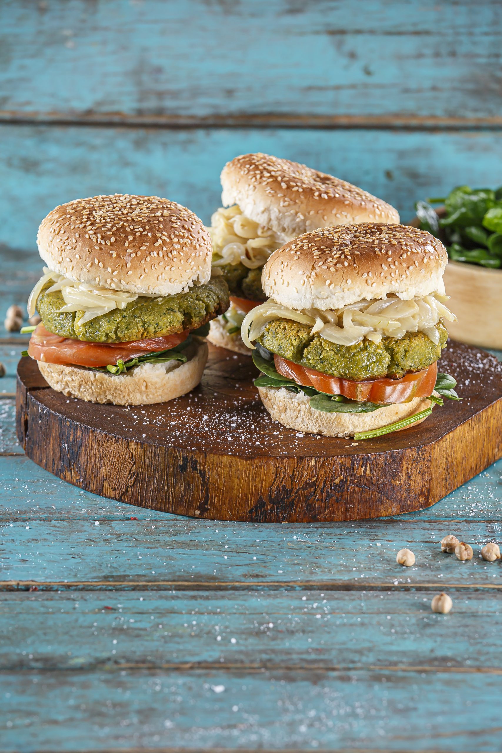 Hambúrguer de falafel