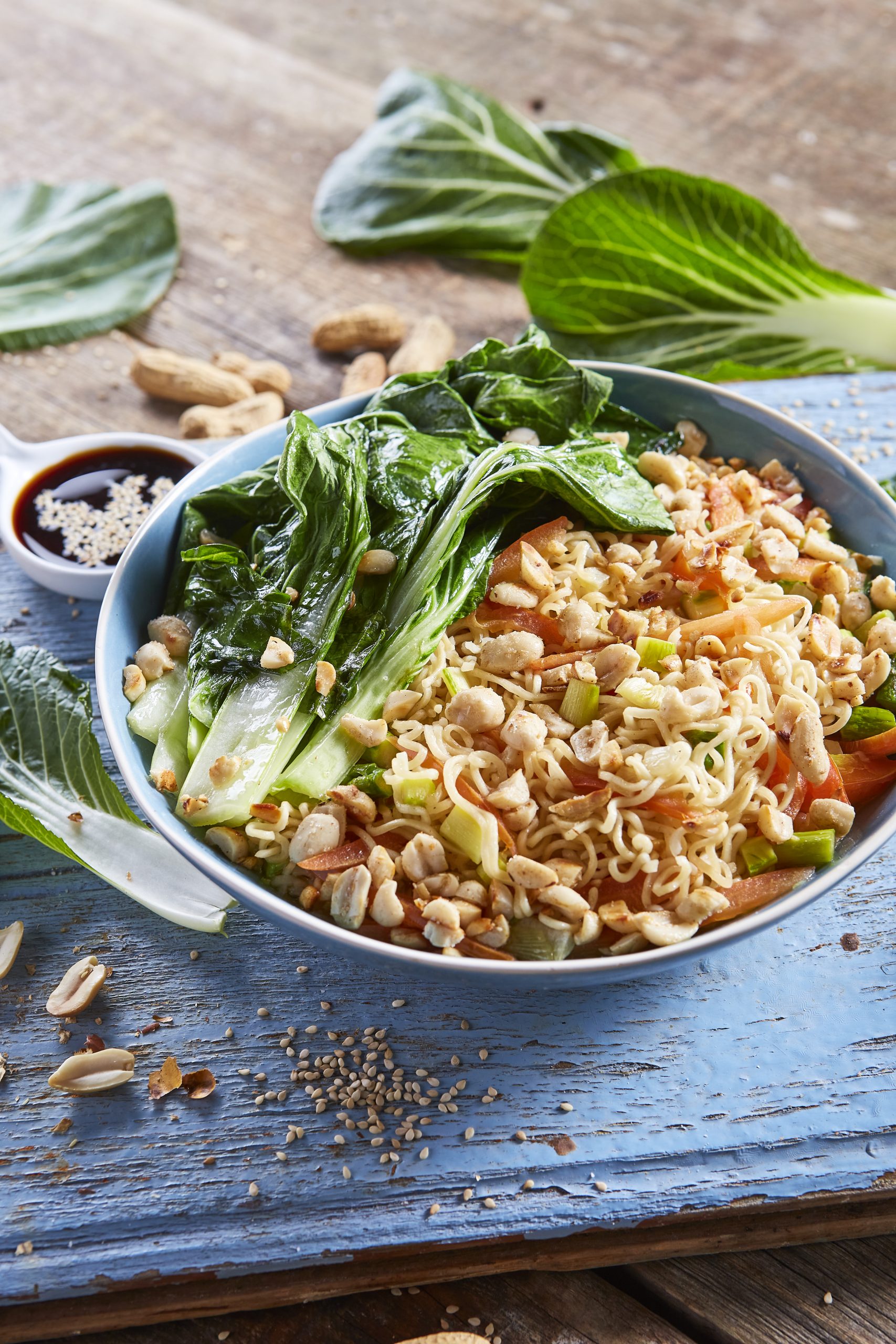 Noodles de amendoim