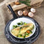 Omelete de brócolos