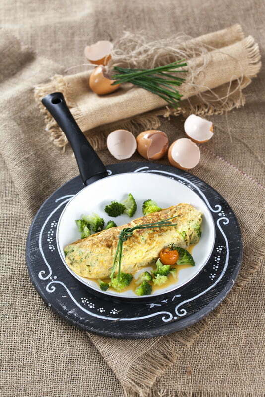 Omelete de brócolos