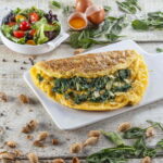 Omelete de espinafres (receita especial para grávidas)