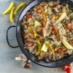 Paelha de quinoa