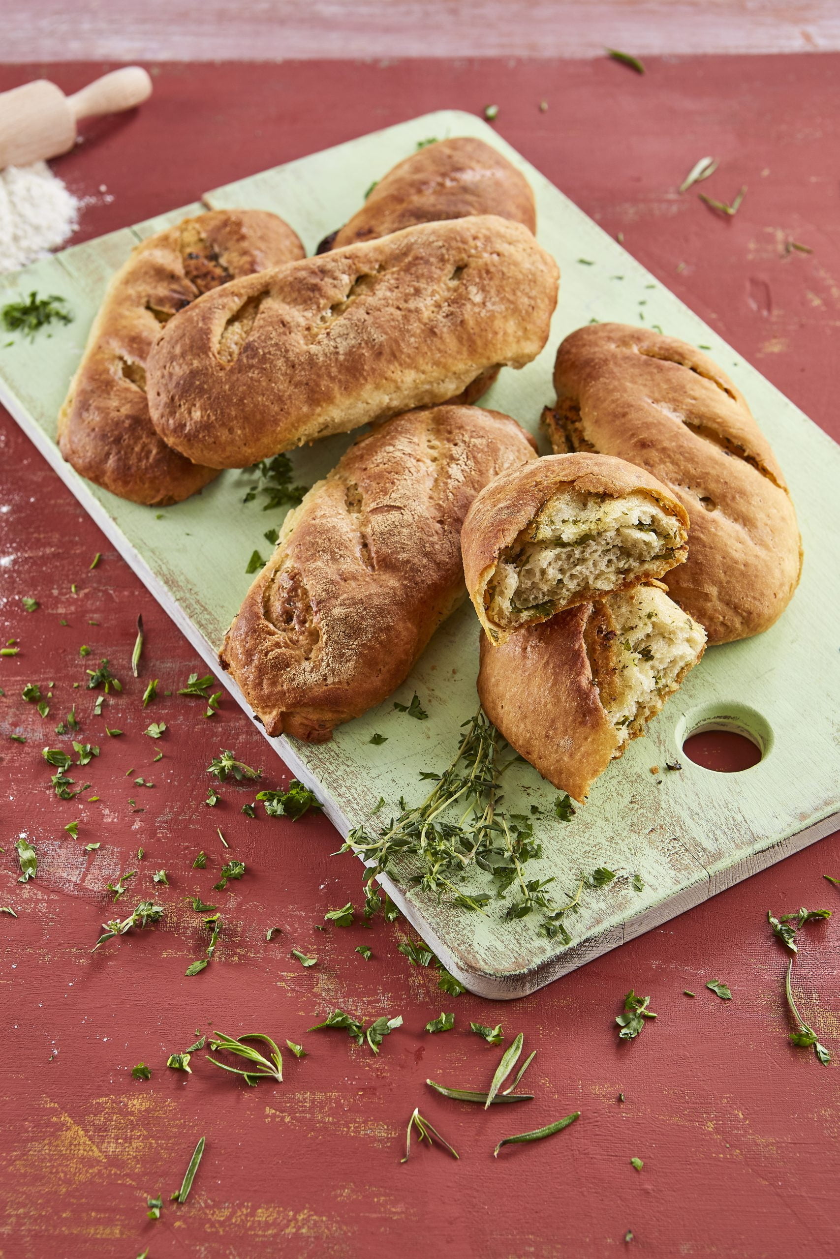 Pão de ervas