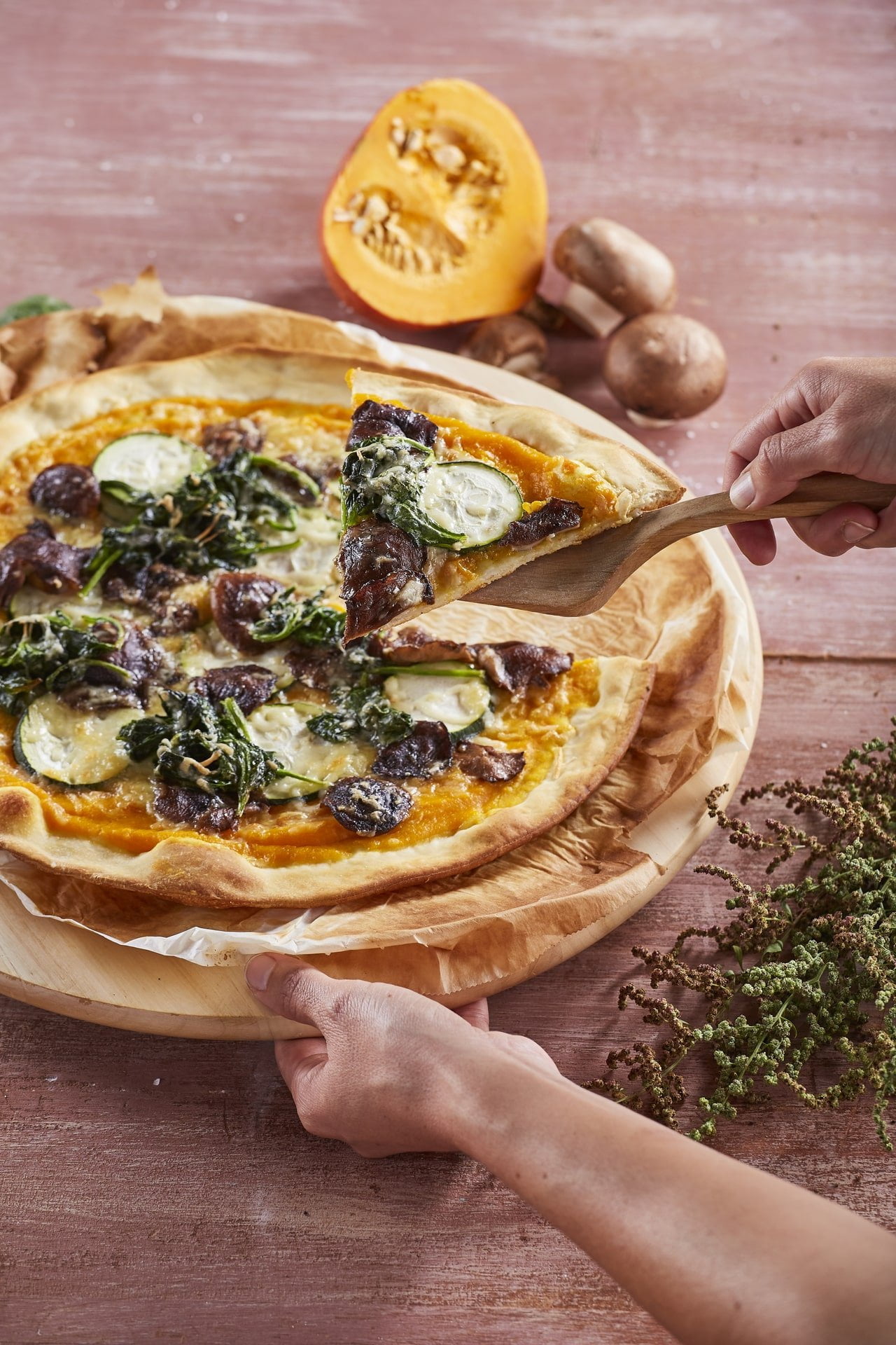 Pizza de abóbora