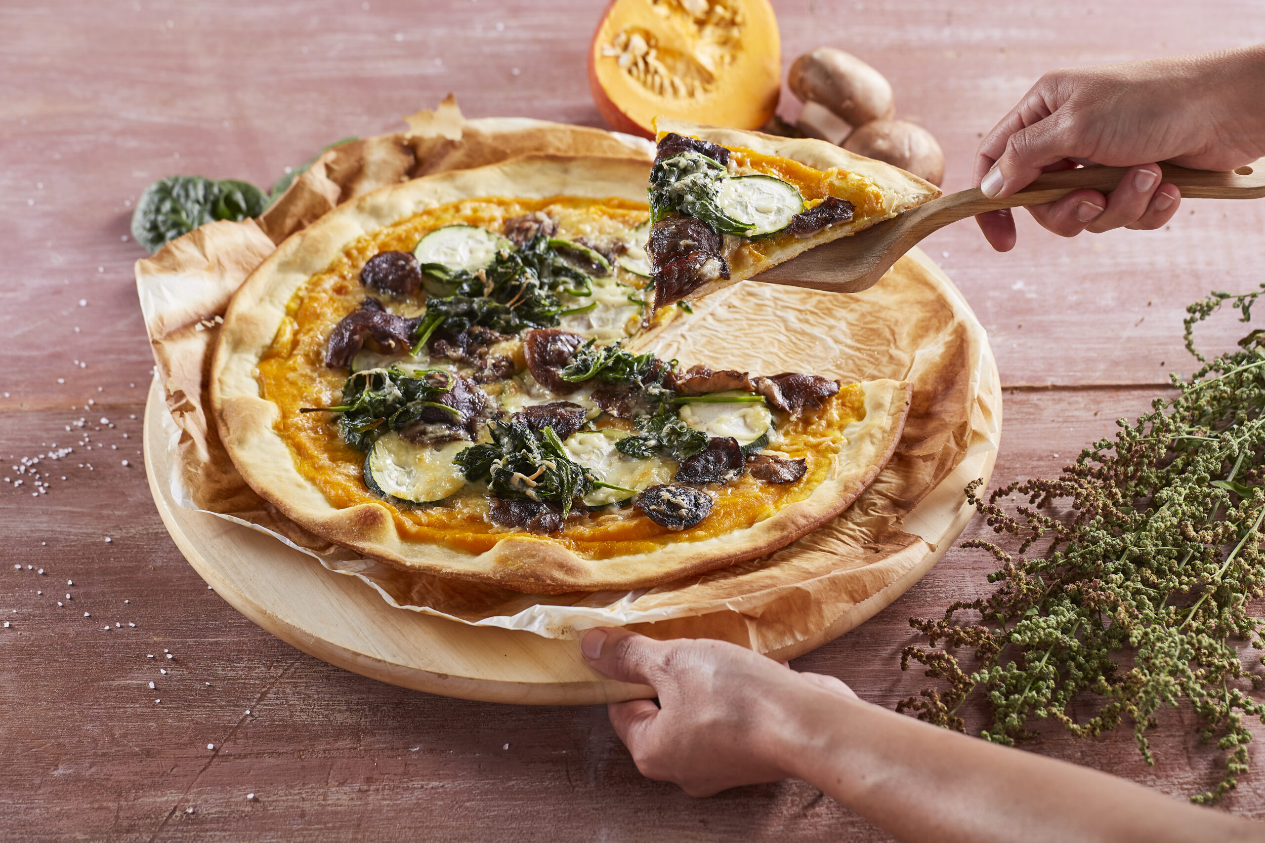 Pizza de abóbora @TeleCulinária