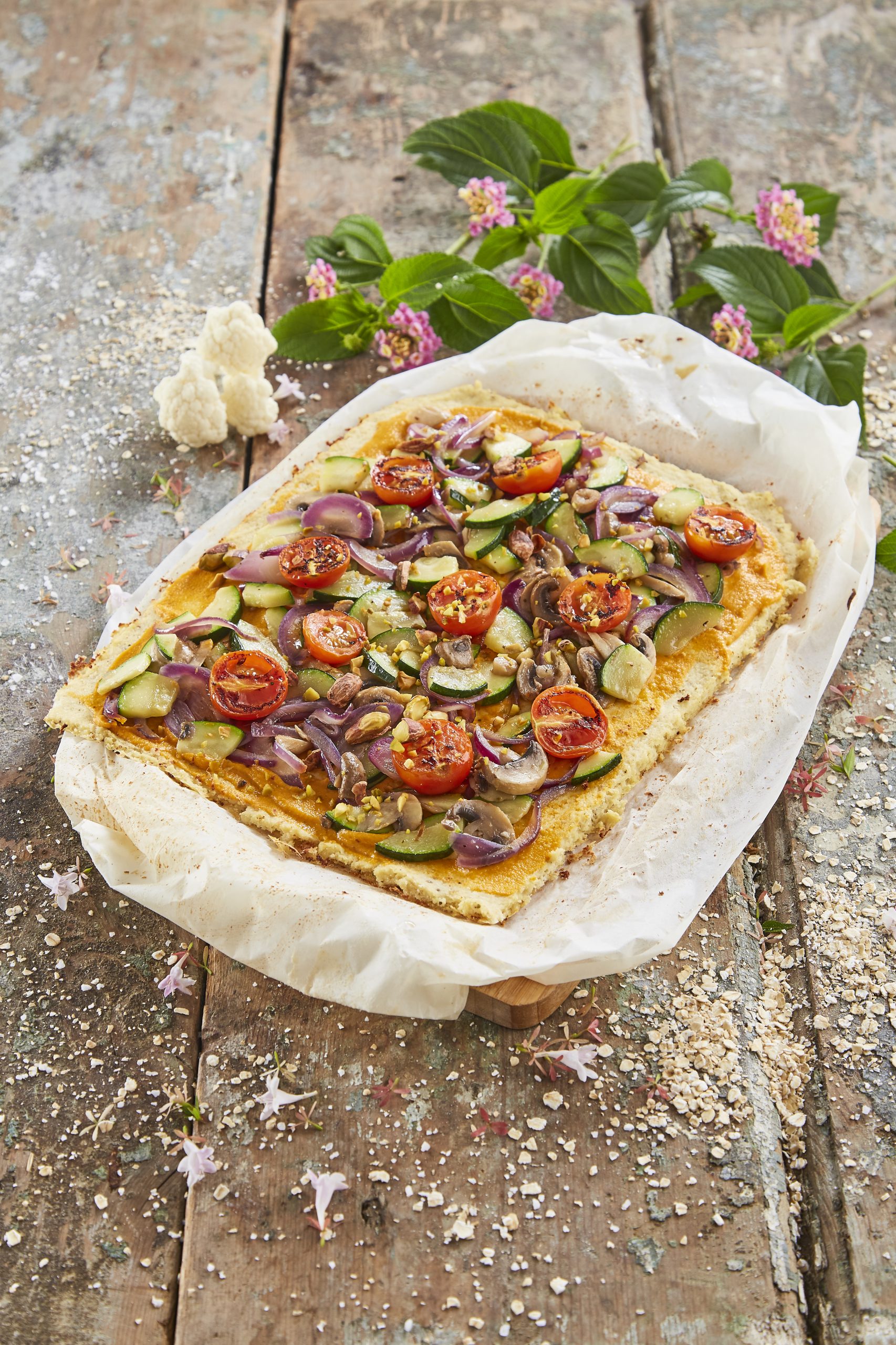 Pizza de couve-flor