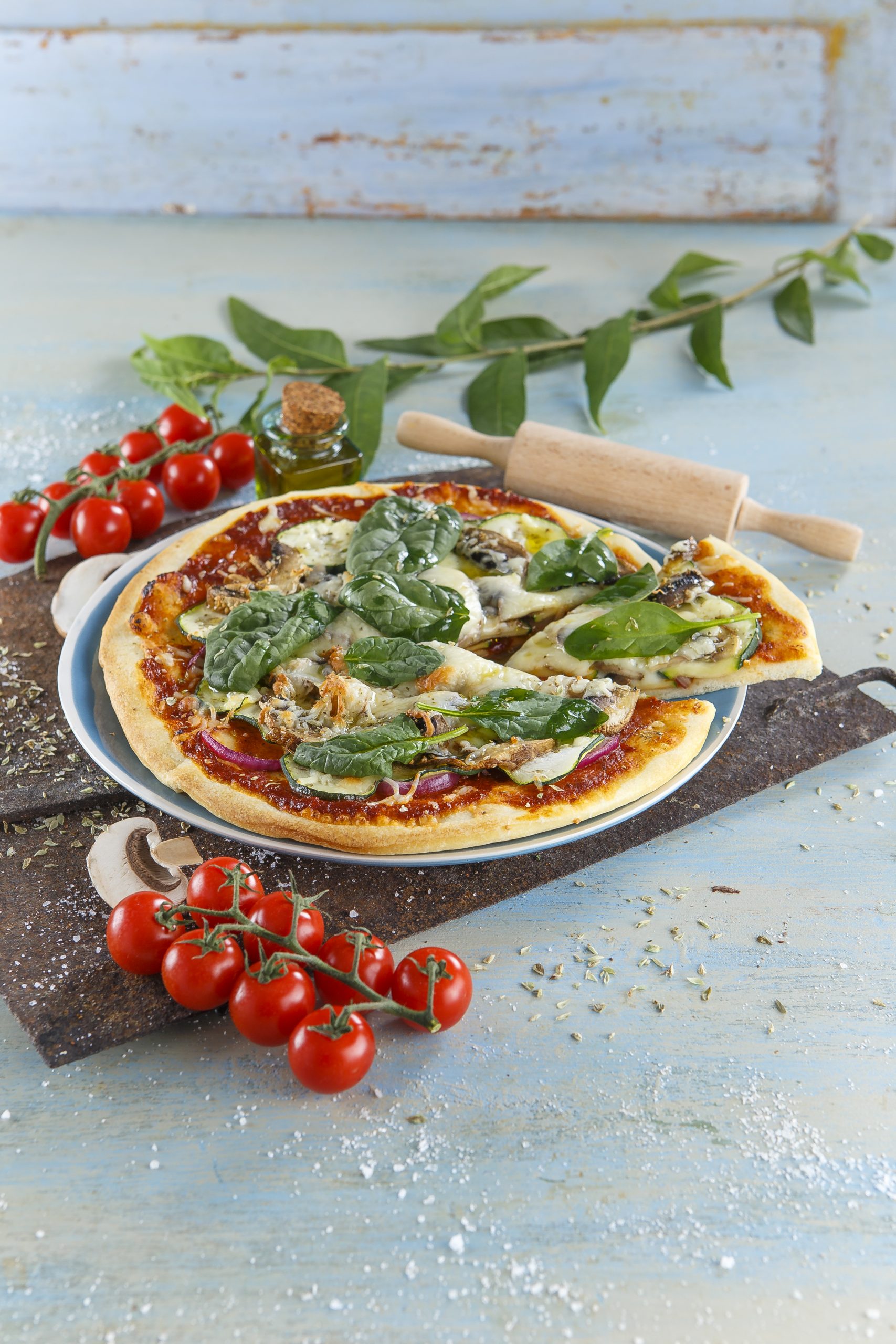 Pizza de vegetais