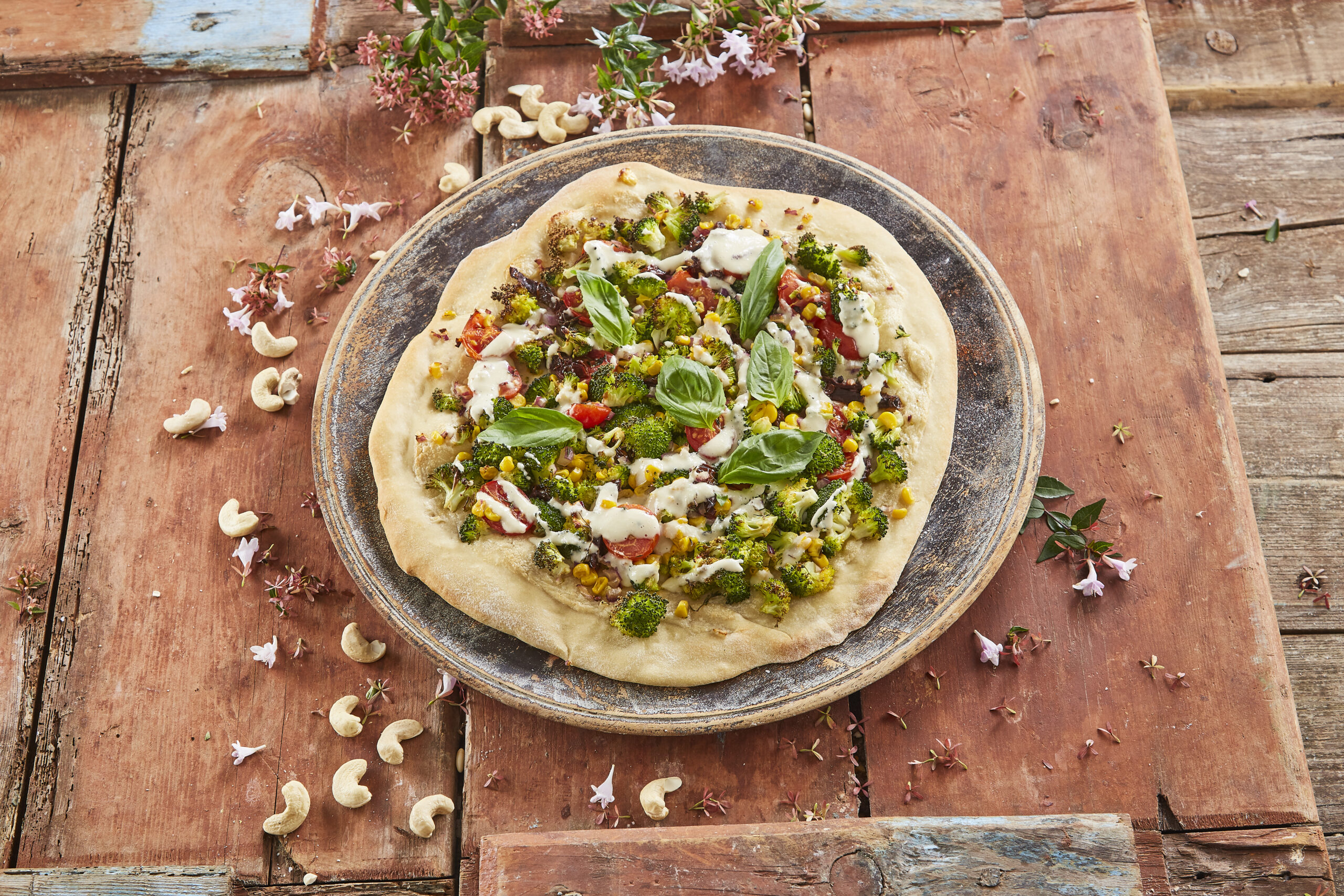 Pizza vegan @TeleCulinária