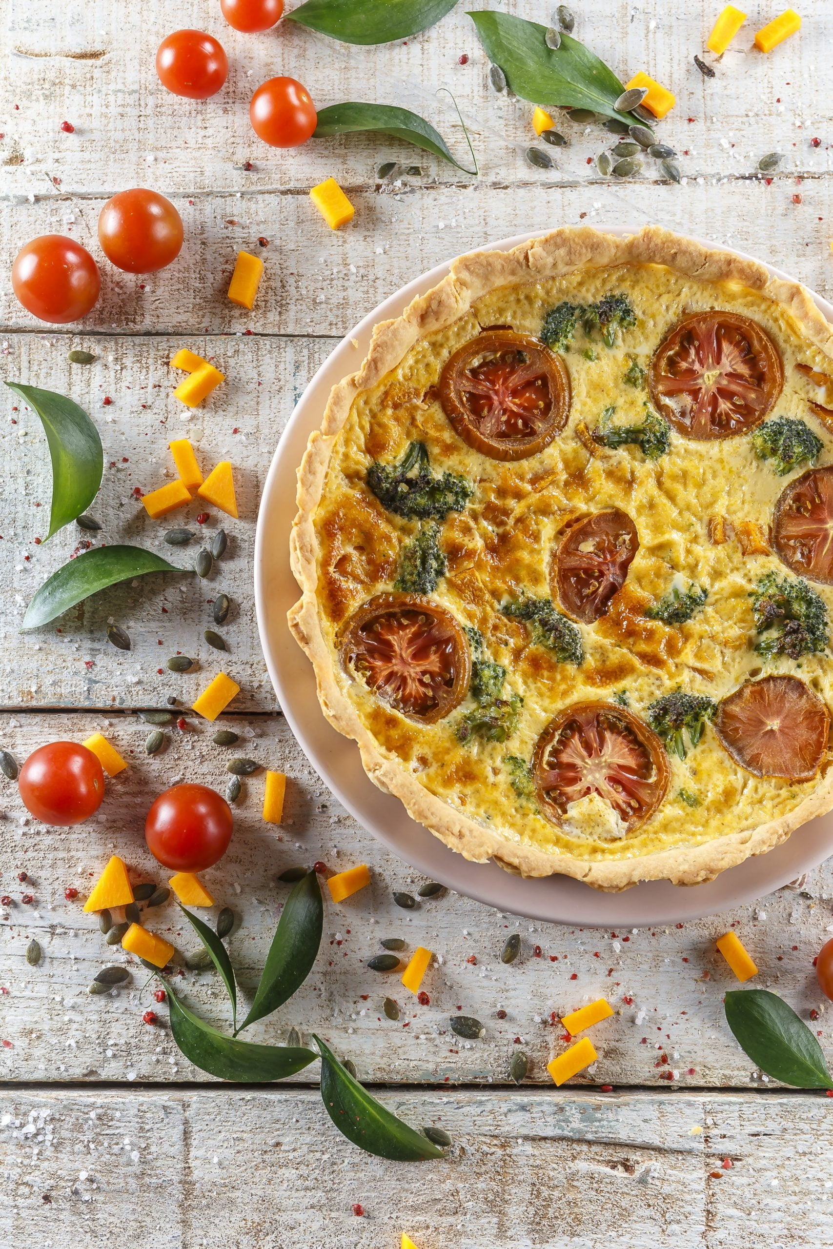 Quiche colorida