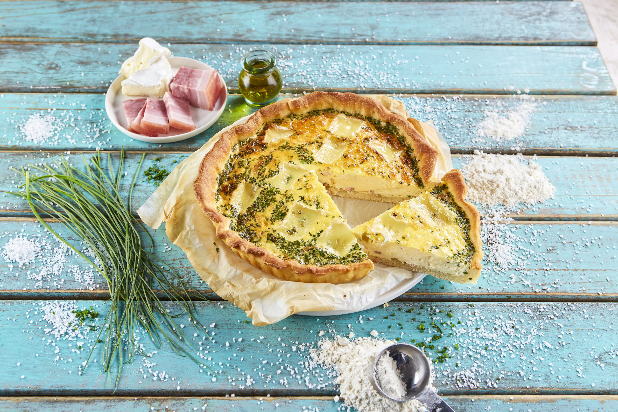 Quiche de camembert @Teleculinária