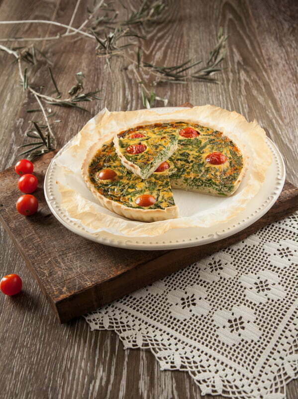 Quiche de espinafres