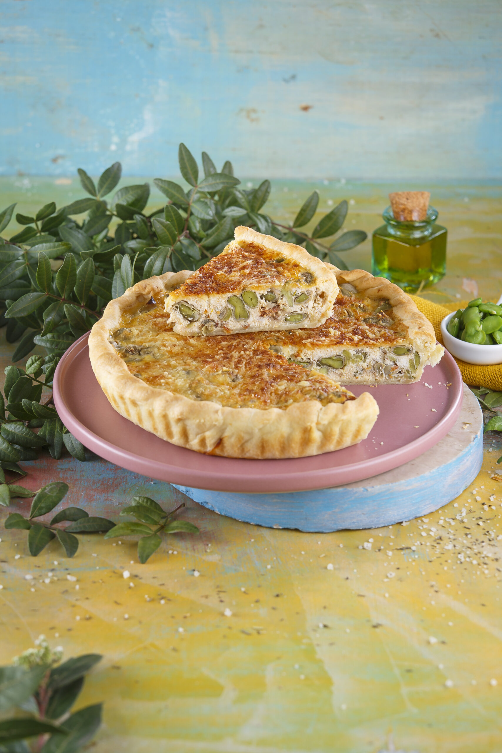 Quiche de favas