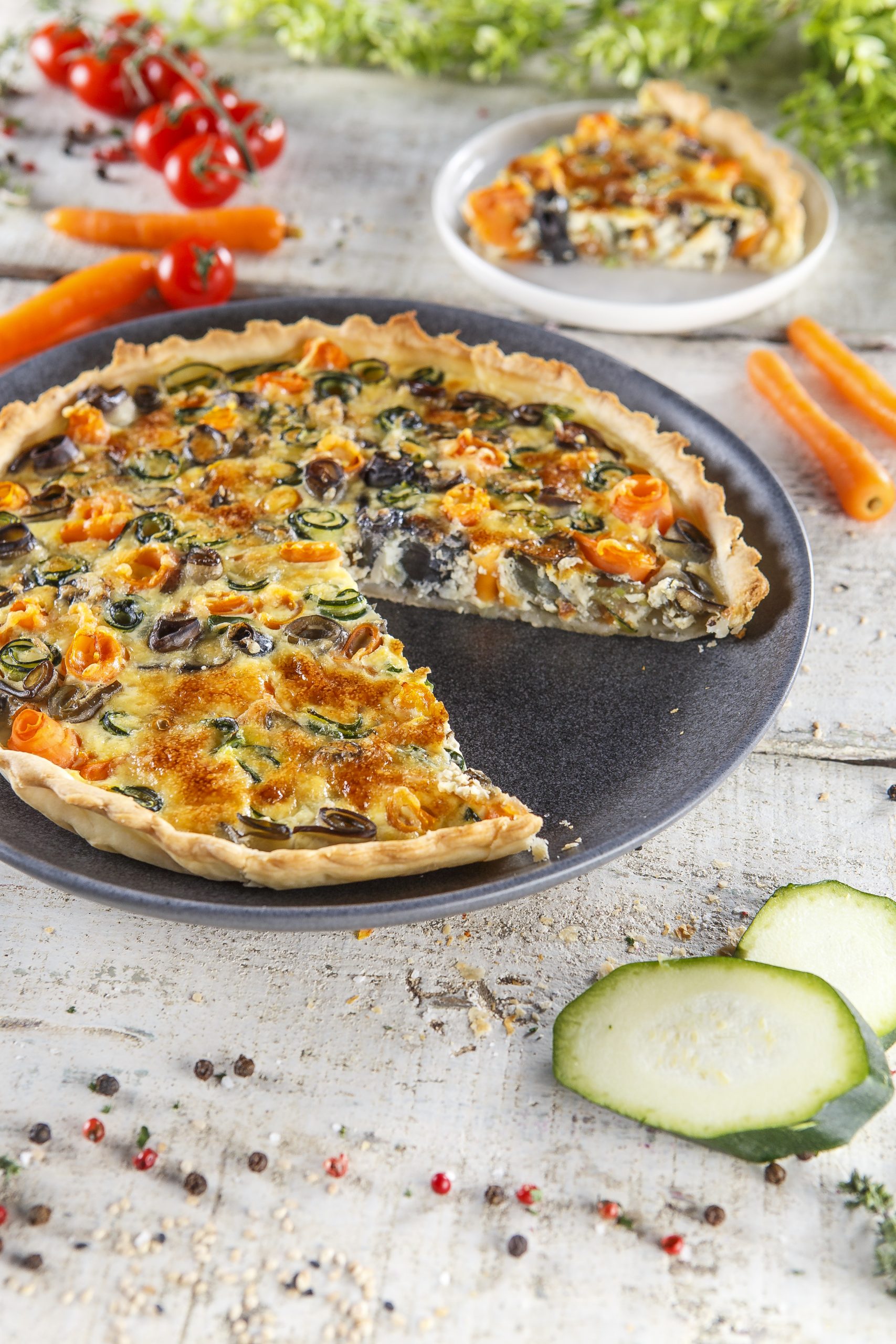 Quiche de vegetais