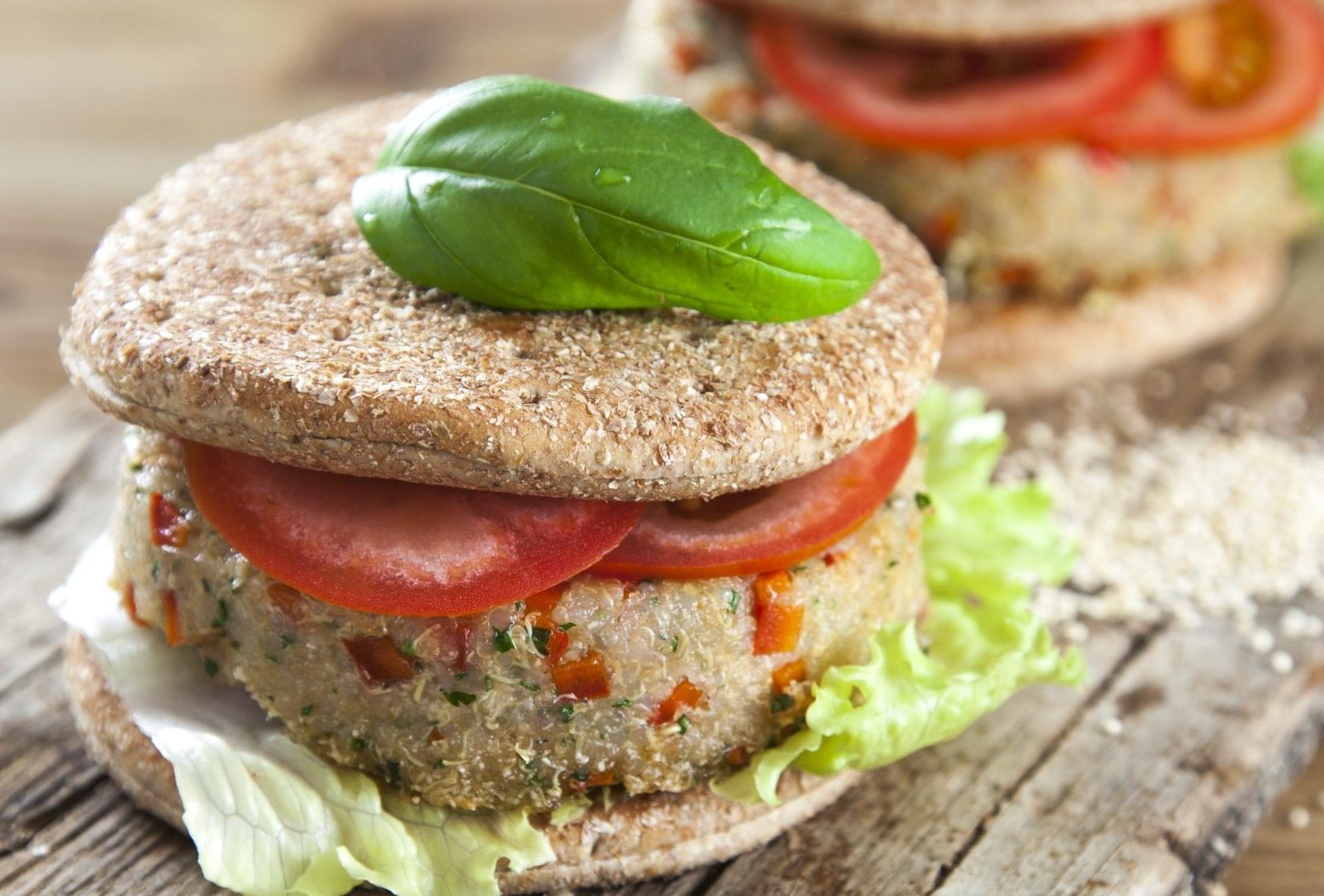Hambúrguer de quinoa