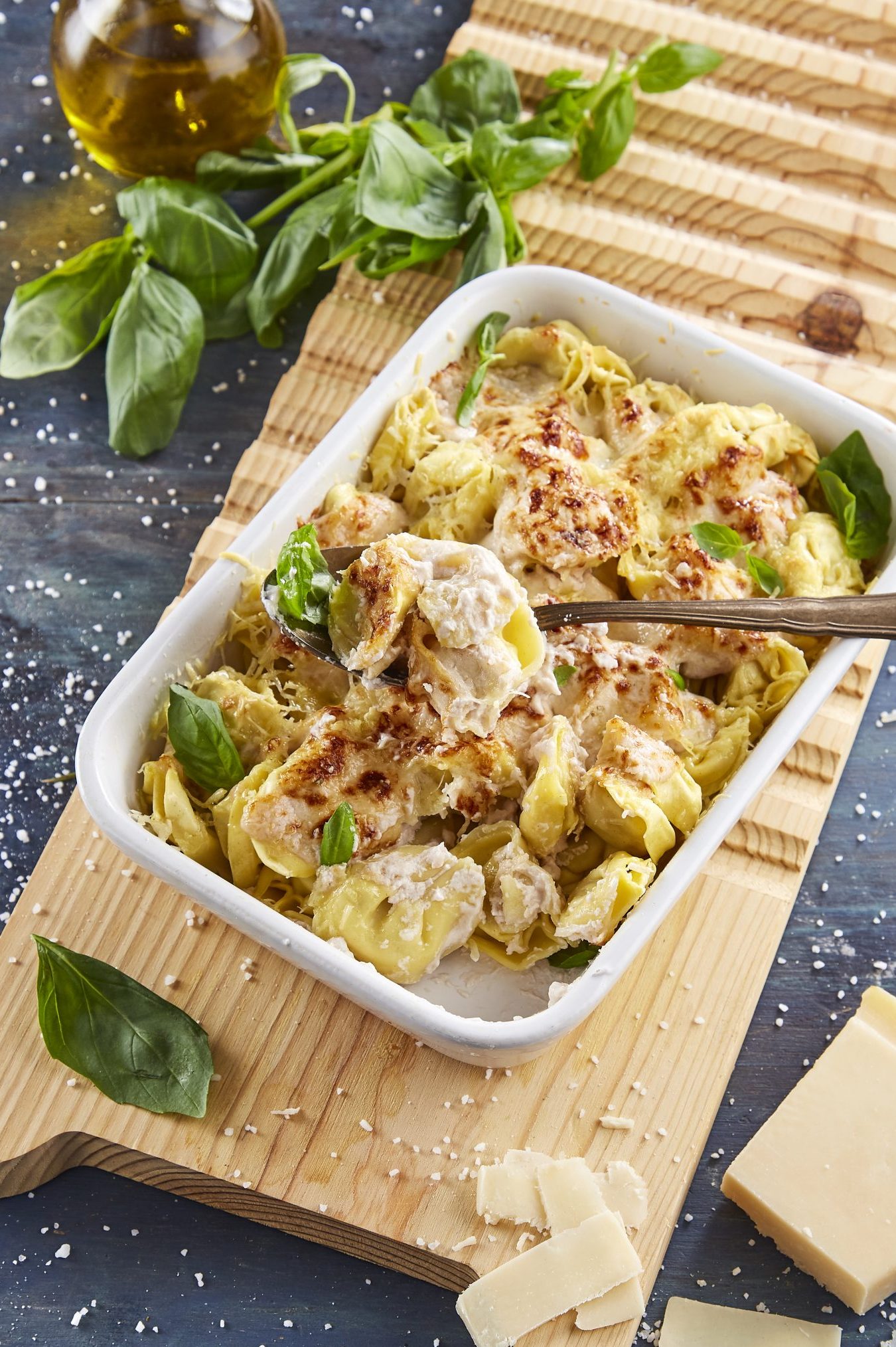 Tortellini no forno