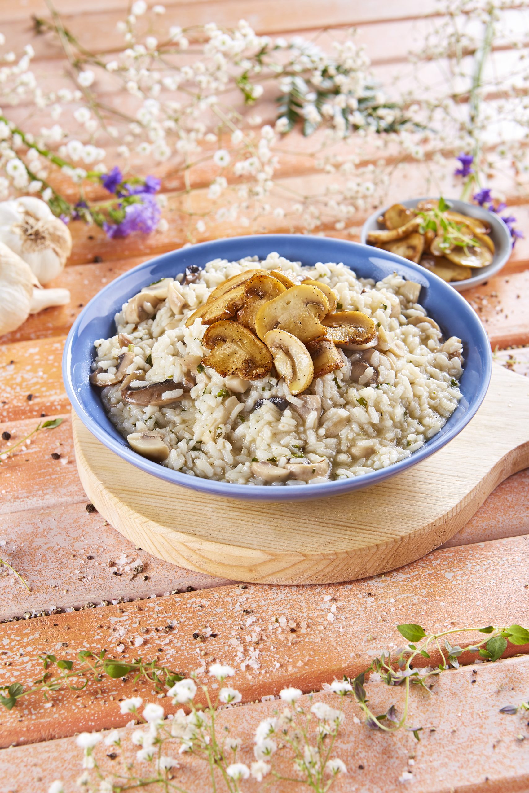 Risoto de cogumelos