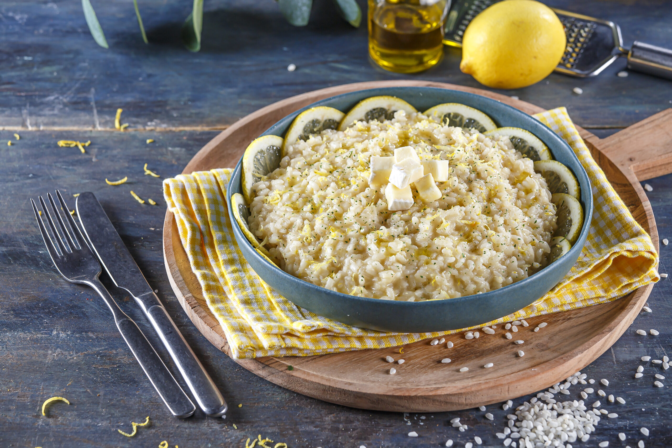 Risoto de limão e brie @TeleCulinária