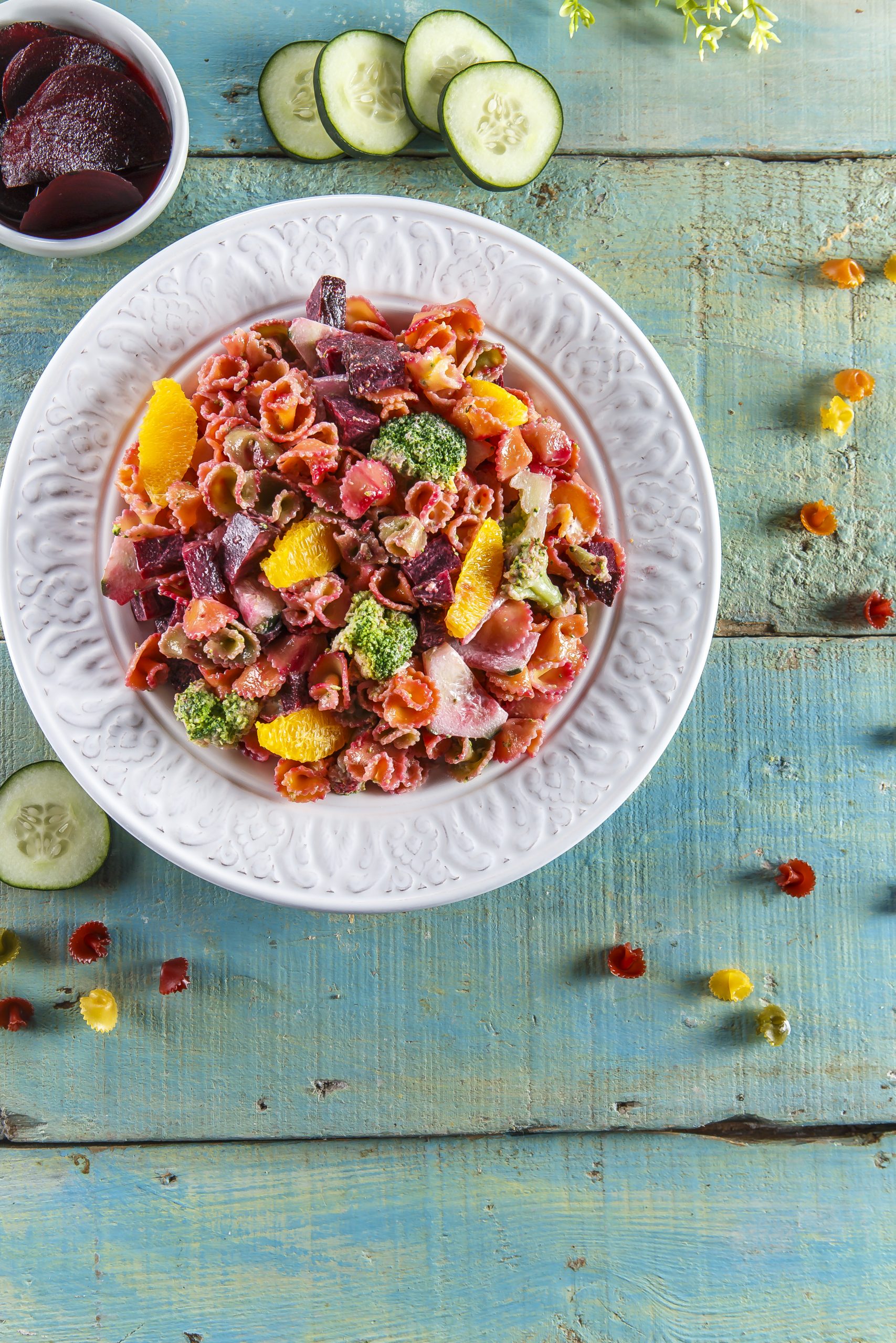 Salada arco-íris
