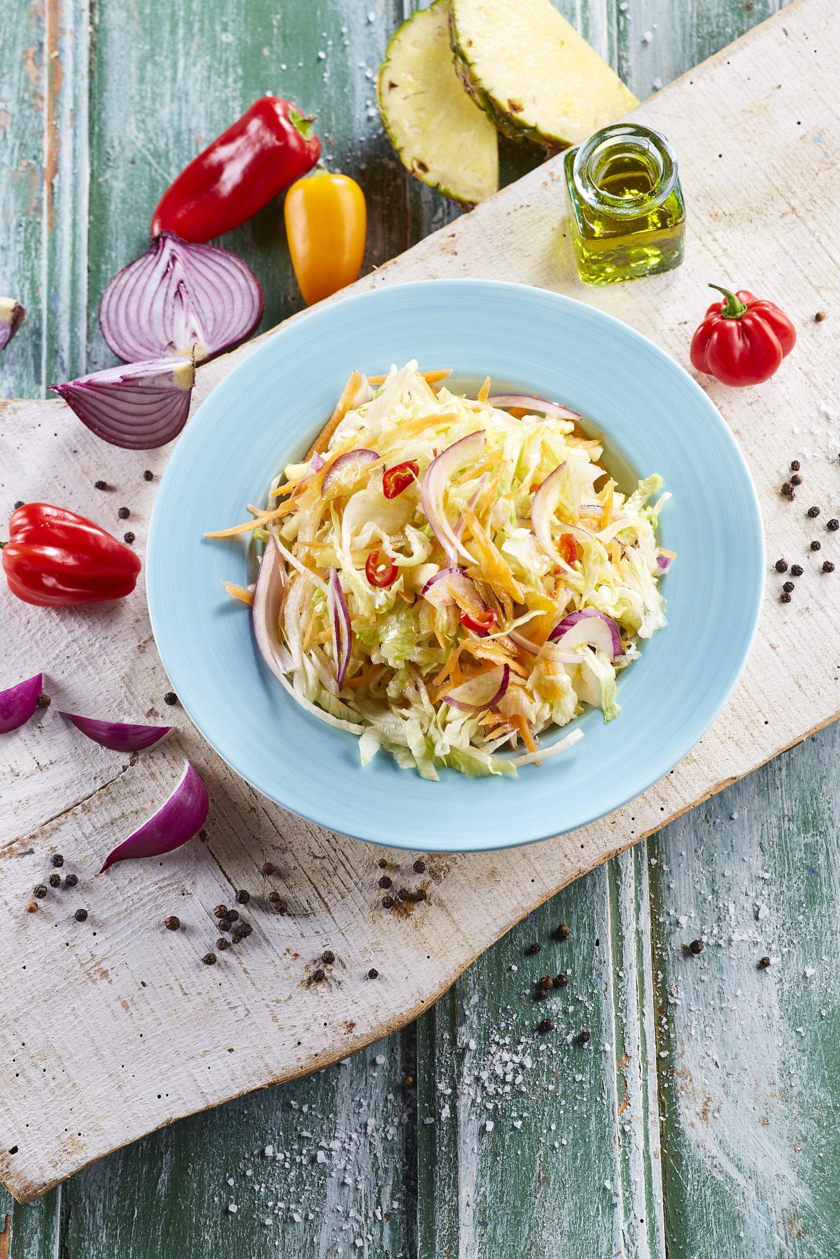 Salada de abacaxi chinesa